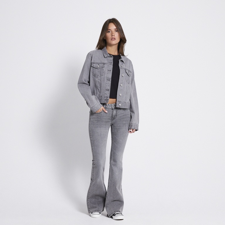 Cropped denim jacket "Own"